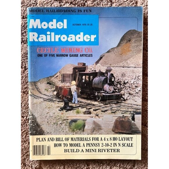 Vintage Model Railroader Magazines Lot of 6 Issues APR JUL AUG SEP OCT DEC 1979 - Picture 12 of 13